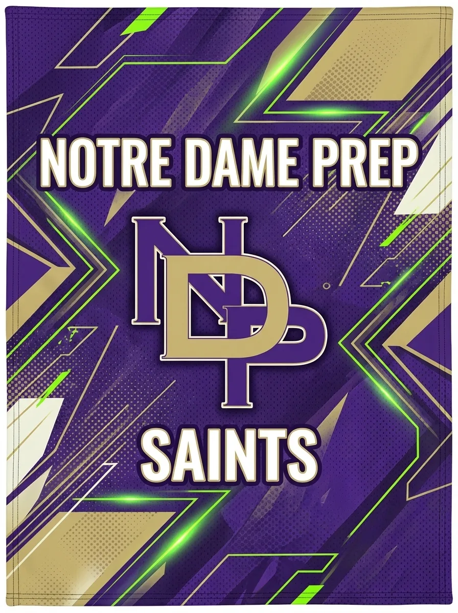 Notre Dame Prep Saints custom blanket