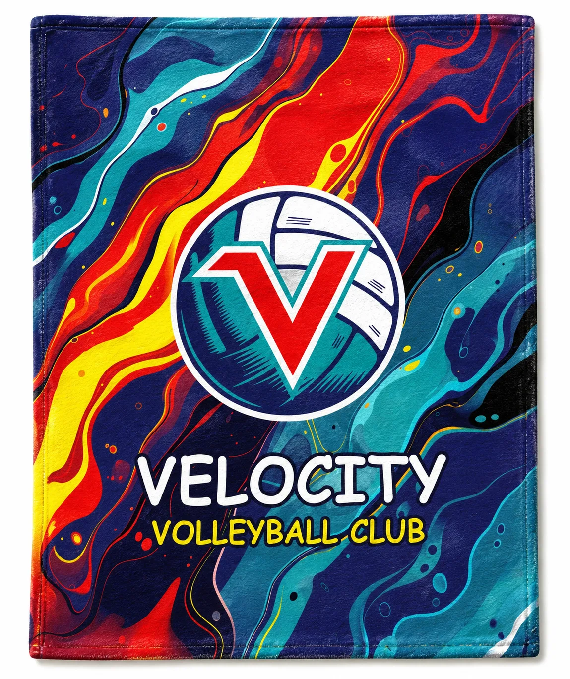 Velocity Volleyball Club custom blanket